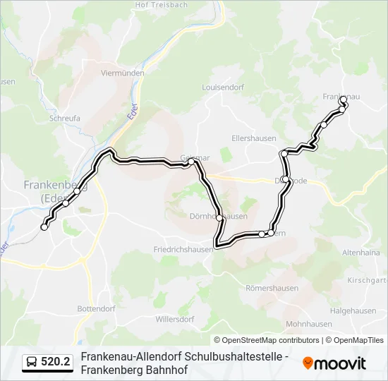 520.2 Bus Line Map