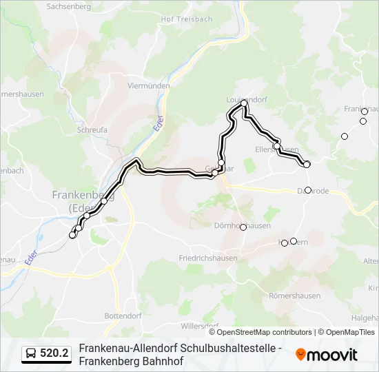 520.2 Bus Line Map