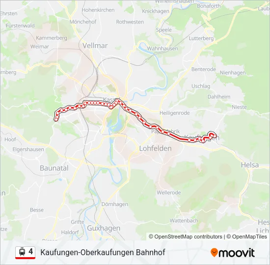 4 Light Rail Line Map