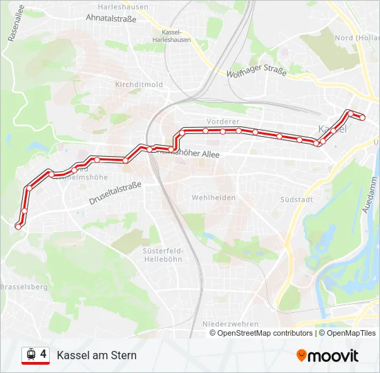 4 Light Rail Line Map