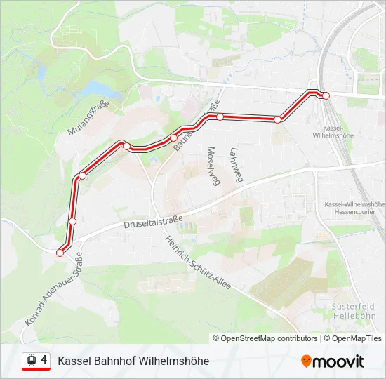 4 Light Rail Line Map