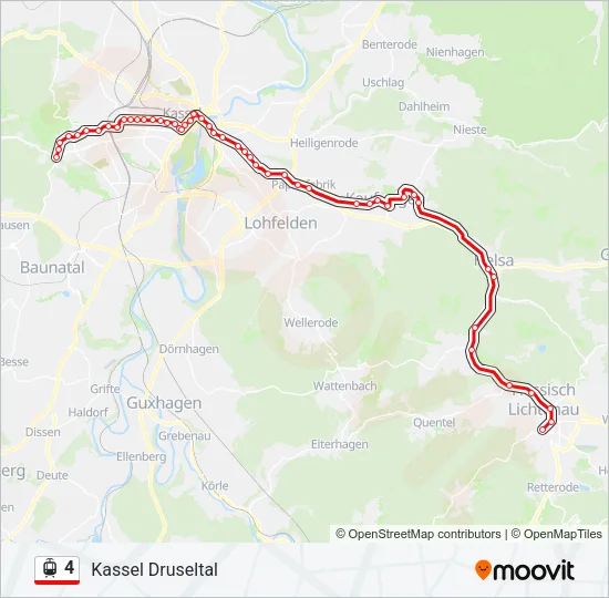 4 Light Rail Line Map