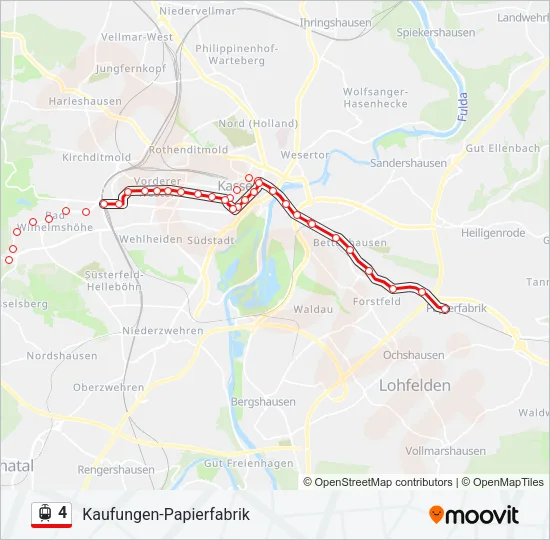 4 Light Rail Line Map