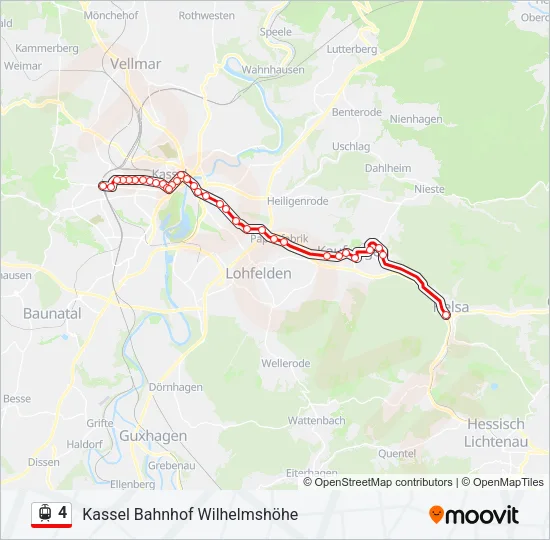 4 Light Rail Line Map