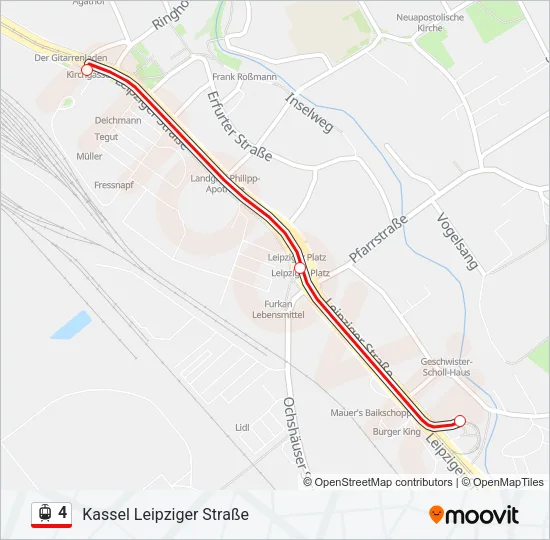 4 Light Rail Line Map
