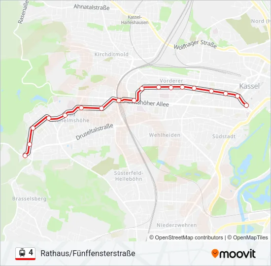 4 Light Rail Line Map