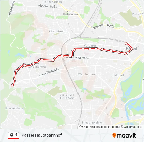 4 Light Rail Line Map