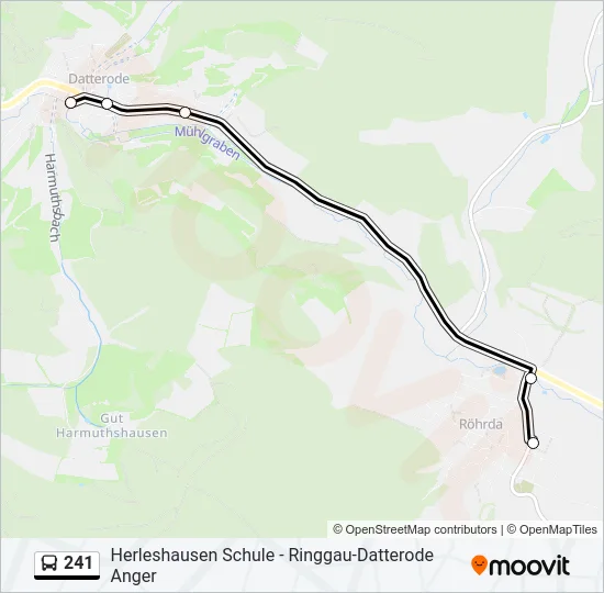 241 Bus Line Map