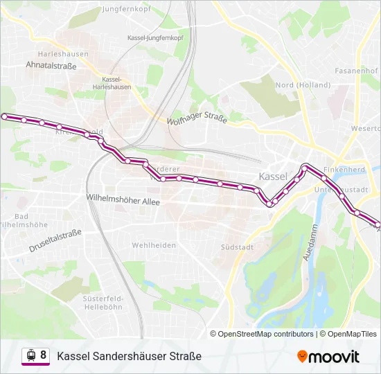 8 Light Rail Line Map