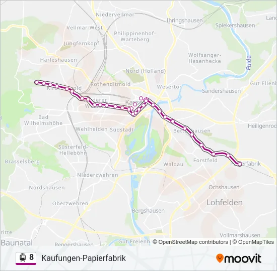 8 Light Rail Line Map