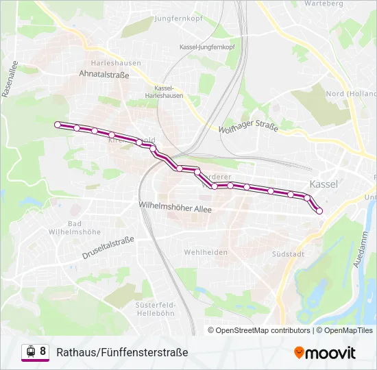8 Light Rail Line Map