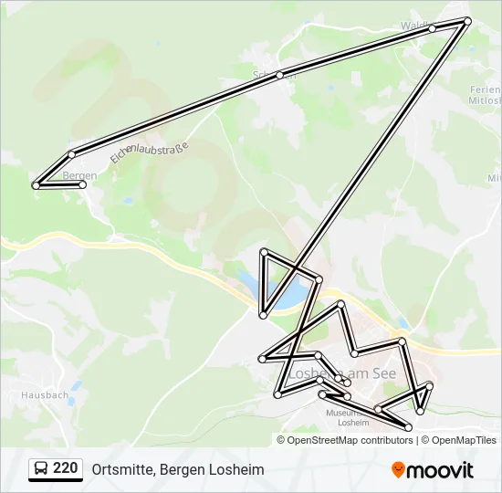 220  Line Map
