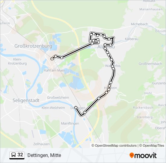 32 bus Line Map