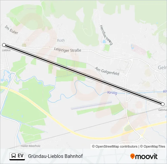 EV Bus Line Map
