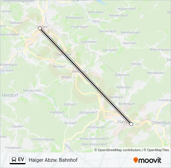 EV Bus Line Map