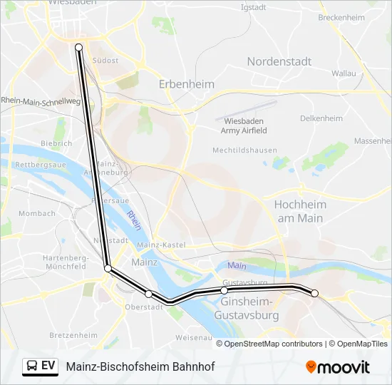EV Bus Line Map