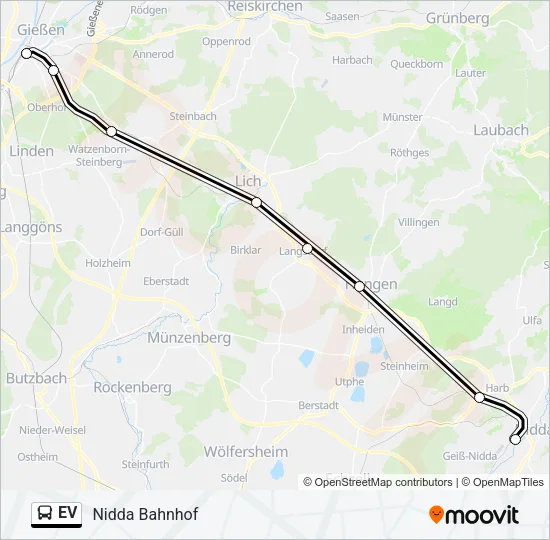 EV Bus Line Map