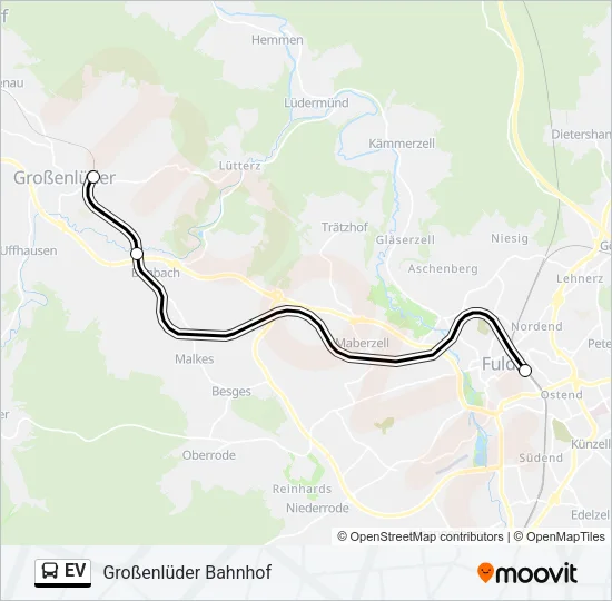 EV Bus Line Map