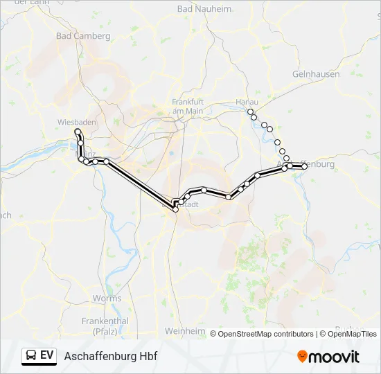 EV Bus Line Map