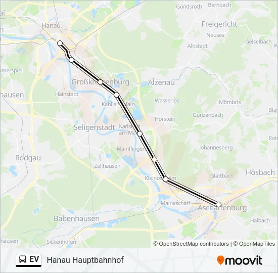 EV Bus Line Map