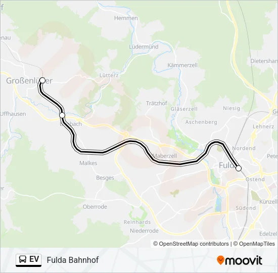 EV Bus Line Map