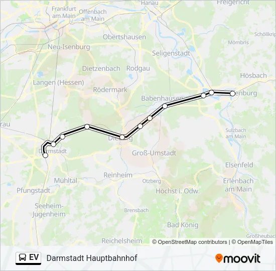 EV Bus Line Map