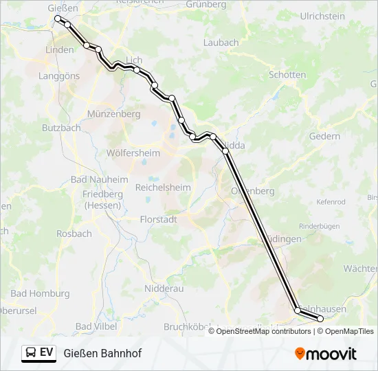 EV Bus Line Map