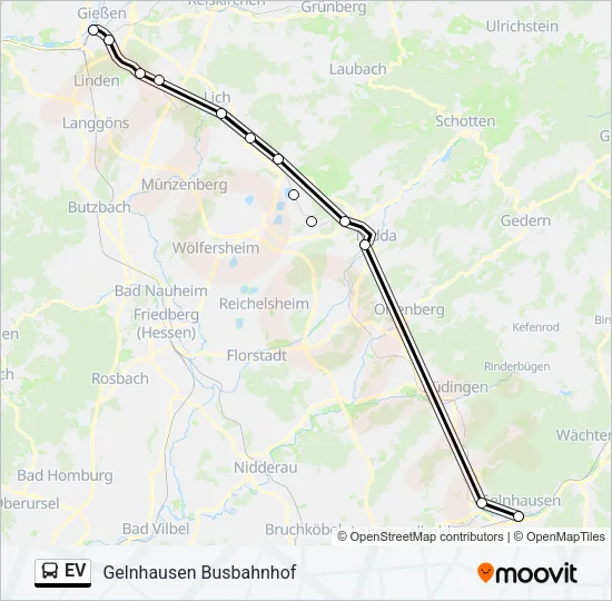 EV Bus Line Map
