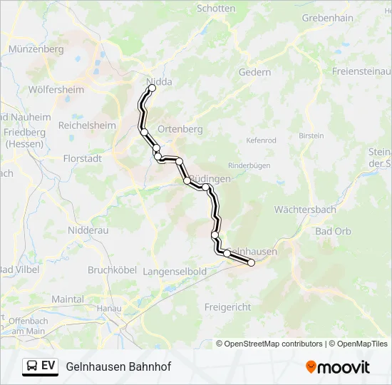 EV Bus Line Map