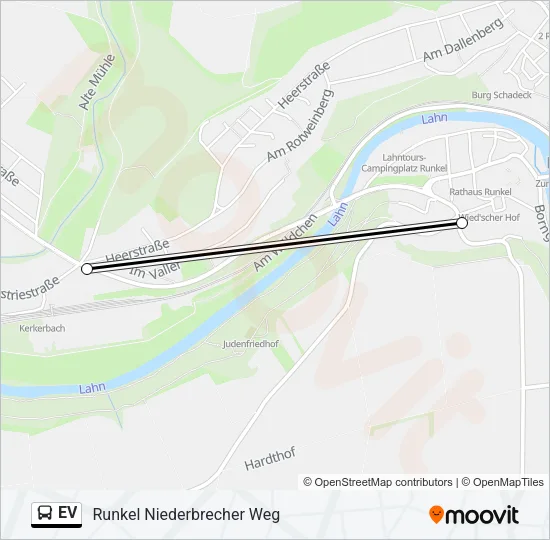 EV Bus Line Map