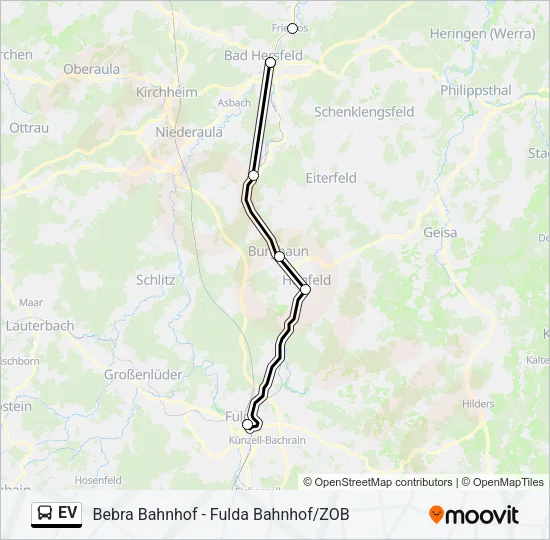 EV Bus Line Map