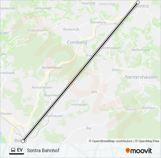 EV Bus Line Map