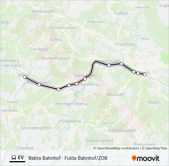 EV Bus Line Map