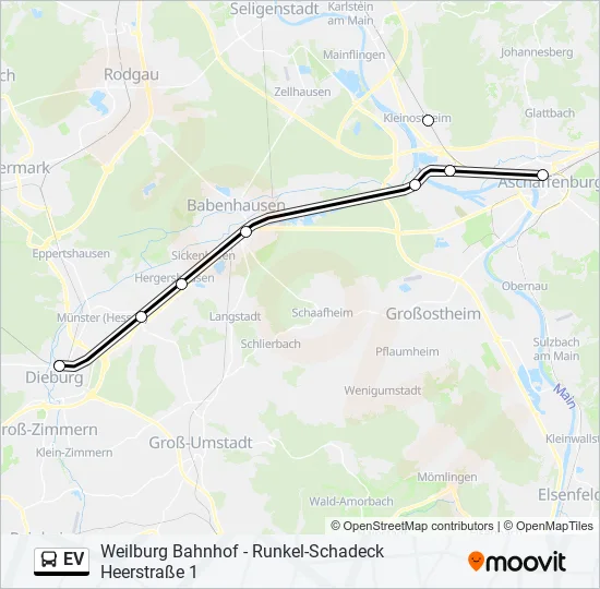 EV Bus Line Map