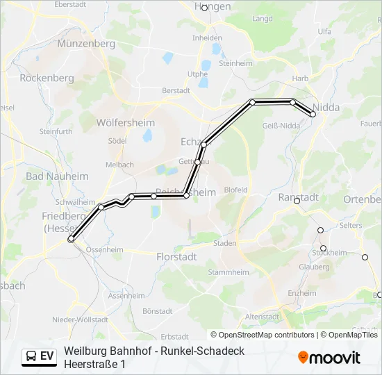 EV Bus Line Map