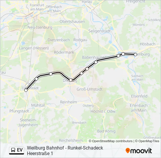 EV Bus Line Map