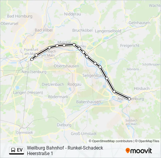 EV Bus Line Map
