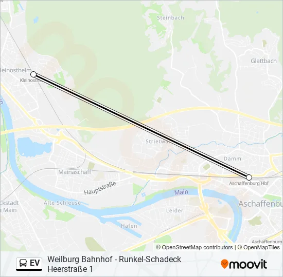 EV Bus Line Map