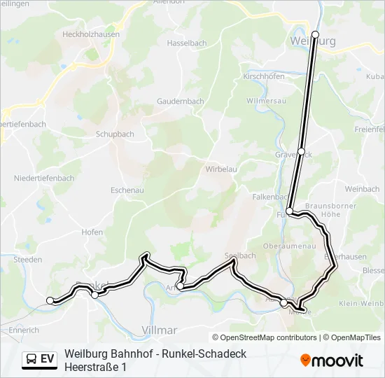 EV Bus Line Map