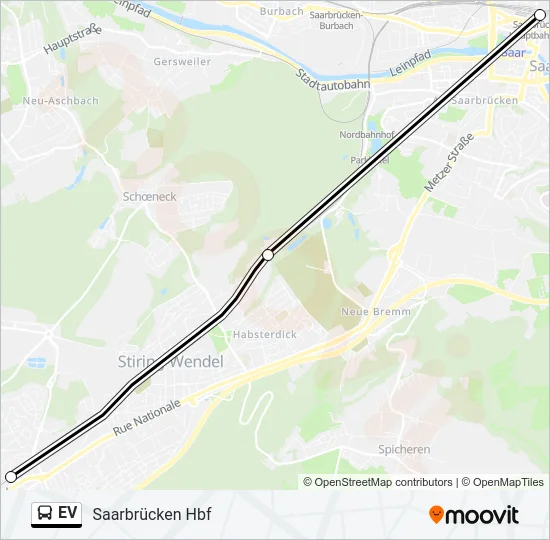 EV Bus Line Map