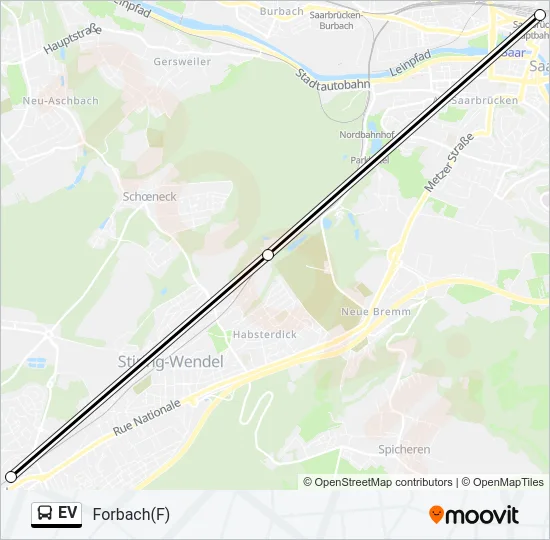 EV Bus Line Map