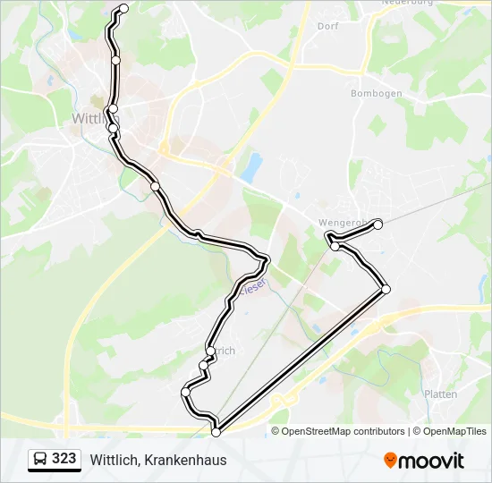 323 Bus Line Map