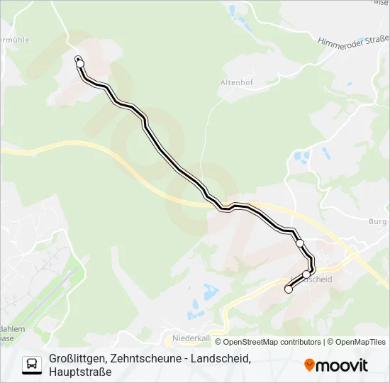 309 RUFBUS Bus Line Map