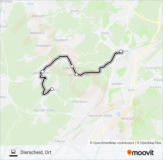 315 RUFBUS Bus Line Map