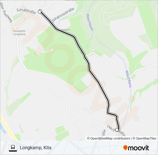 342 RUFBUS Bus Line Map