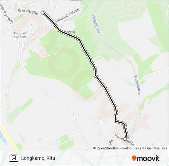342 RUFBUS Bus Line Map