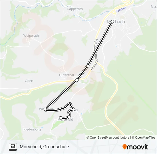 346 RUFBUS Bus Line Map