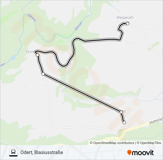 346 RUFBUS Bus Line Map
