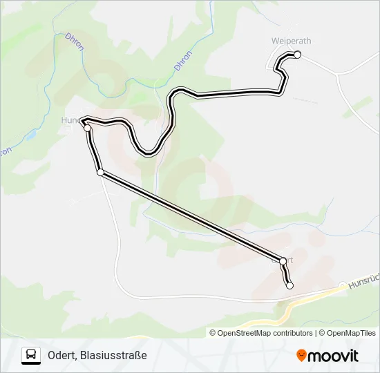 346 RUFBUS Bus Line Map