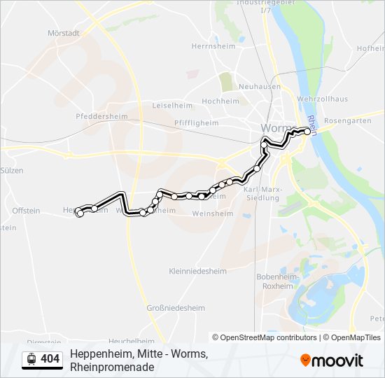 404 Light Rail Line Map